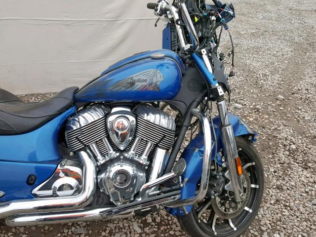 56KTCAAA9J3361853 - 2018 INDIAN MOTORCYCLE CO. CHIEFTAIN BLUE photo 5