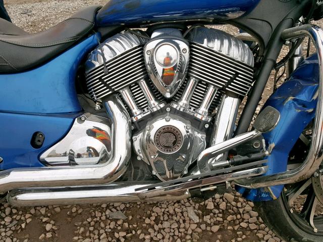 56KTCAAA9J3361853 - 2018 INDIAN MOTORCYCLE CO. CHIEFTAIN BLUE photo 7