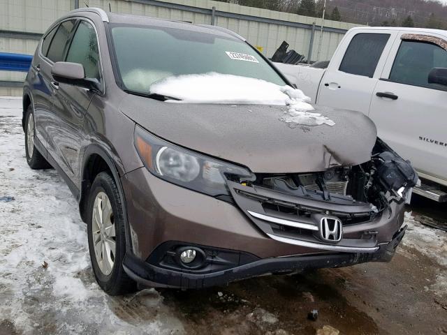 5J6RM4H71CL066266 - 2012 HONDA CR-V EXL GRAY photo 1