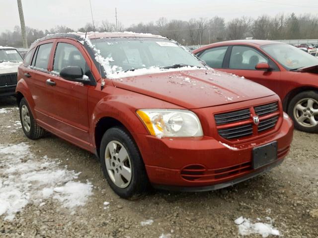 1B3HB28B77D568832 - 2007 DODGE CALIBER RED photo 1