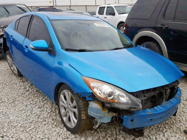 JM1BL1S5XA1221387 - 2010 MAZDA 3 S BLUE photo 1