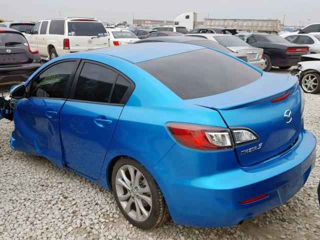 JM1BL1S5XA1221387 - 2010 MAZDA 3 S BLUE photo 3