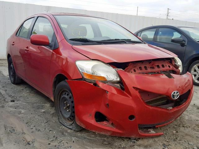 JTDBT4K38B1408175 - 2011 TOYOTA YARIS RED photo 1