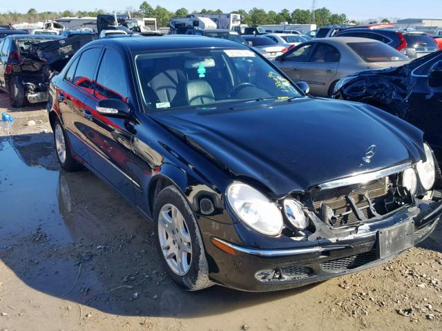 WDBUF56J76A790623 - 2006 MERCEDES-BENZ E 350 BLACK photo 1