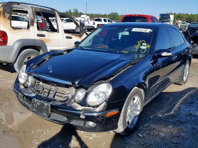 WDBUF56J76A790623 - 2006 MERCEDES-BENZ E 350 BLACK photo 2