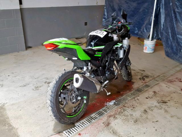 JKAEX8B12GDA29313 - 2016 KAWASAKI EX300 B GREEN photo 4