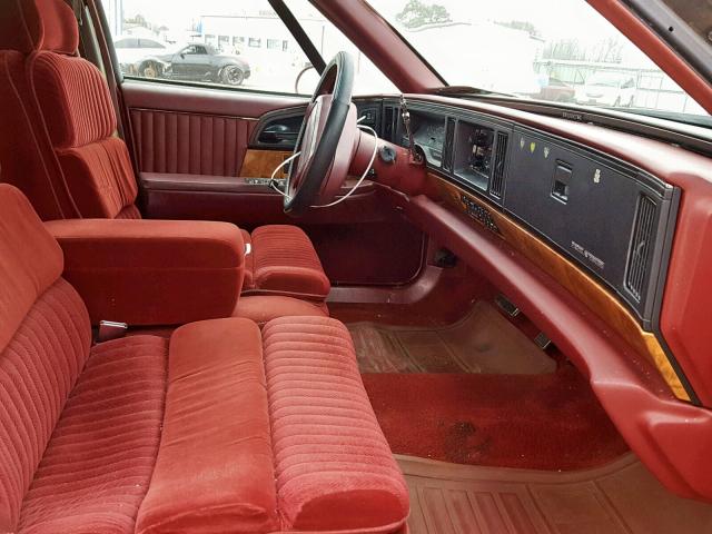 1G4CW53L4N1642281 - 1992 BUICK PARK AVENU RED photo 5