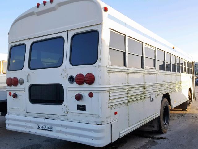 1BAAGCPA31F097753 - 2001 BLUE BIRD SCHOOL BUS WHITE photo 4