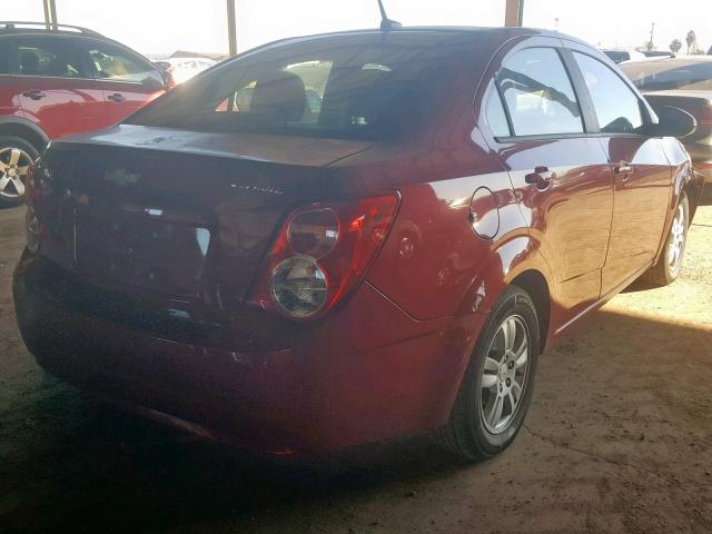 1G1JA5SH9C4171420 - 2012 CHEVROLET SONIC LS 双色 照片 4