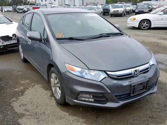 JHMZE2H79DS004045 - 2013 HONDA INSIGHT EX GRAY photo 1