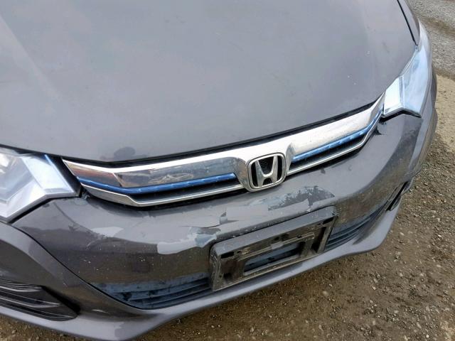 JHMZE2H79DS004045 - 2013 HONDA INSIGHT EX GRAY photo 9