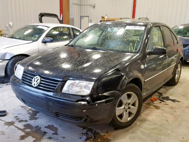 3VWSR69M94M094449 - 2004 VOLKSWAGEN JETTA GLS BLACK photo 2