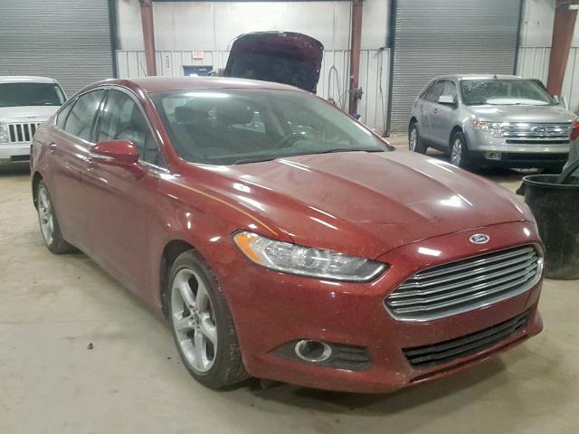 3FA6P0H71GR326350 - 2016 FORD FUSION SE RED photo 1