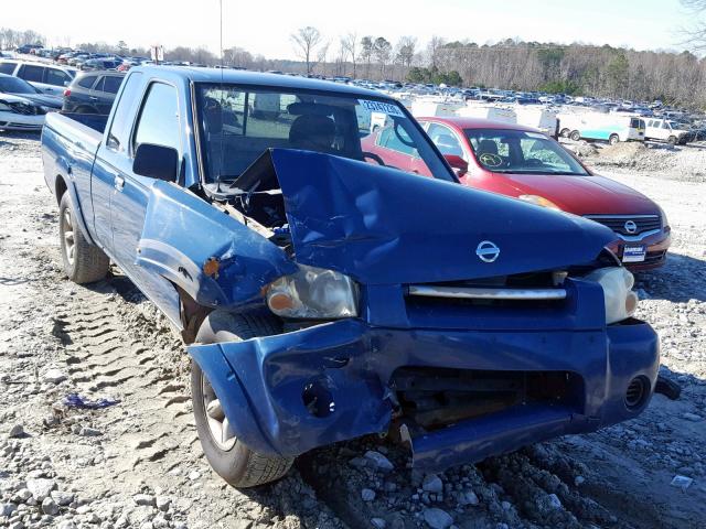 1N6DD26S12C353226 - 2002 NISSAN FRONTIER K BLUE photo 1