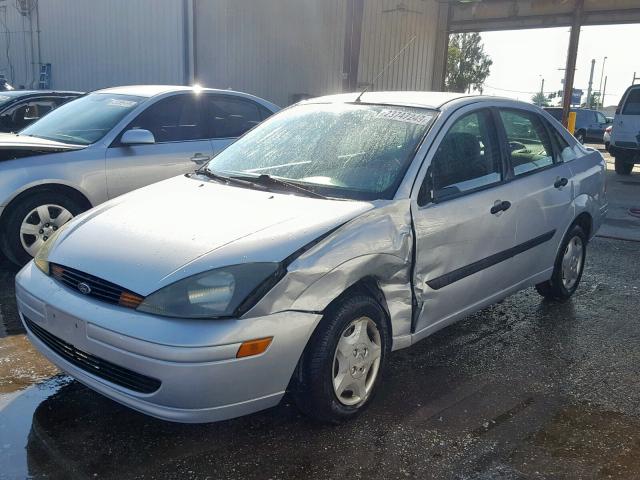 1FAFP33PX4W152473 - 2004 FORD FOCUS LX SILVER photo 2