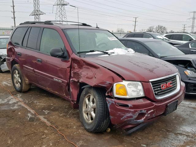 1GKDT13S352159834 - 2005 GMC ENVOY MAROON photo 1