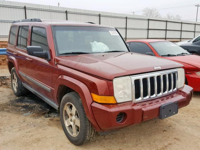 1J8HH48K69C500337 - 2009 JEEP COMMANDER Tünd qırmızı foto 1