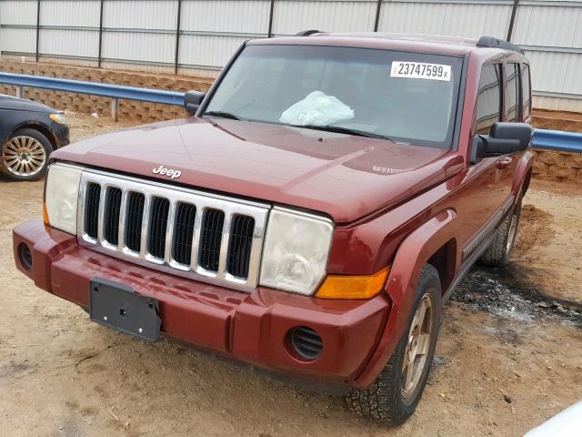 1J8HH48K69C500337 - 2009 JEEP COMMANDER Tünd qırmızı foto 2