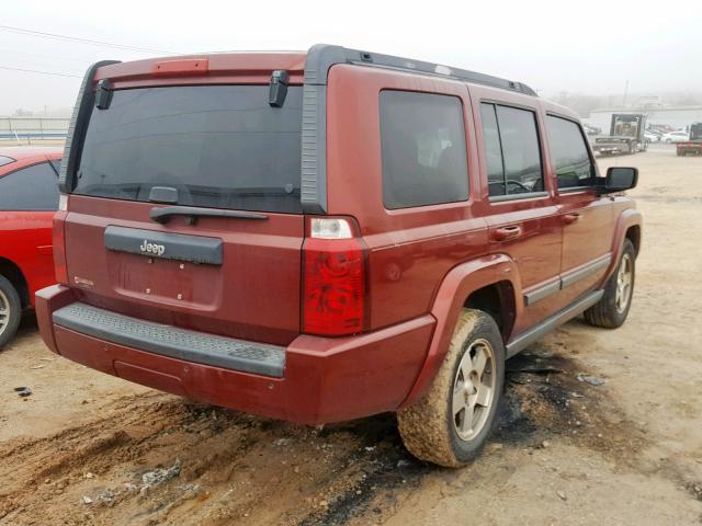 1J8HH48K69C500337 - 2009 JEEP COMMANDER Tünd qırmızı foto 4