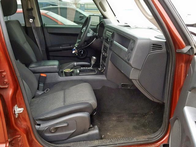 1J8HH48K69C500337 - 2009 JEEP COMMANDER Tünd qırmızı foto 5