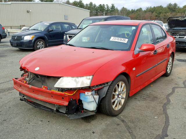 YS3FB49S631003508 - 2003 SAAB 9-3 LINEAR RED photo 2