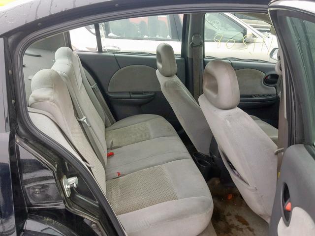 1G8AL58B86Z16334 - 2006 SATURN ION LEVEL BLACK photo 6