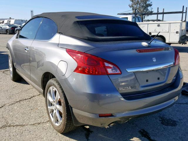 JN8AZ1FY8EW300374 - 2014 NISSAN MURANO CRO GRAY photo 3