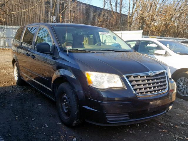 2A8HR44H98R744500 - 2008 CHRYSLER TOWN & COU BLACK photo 1