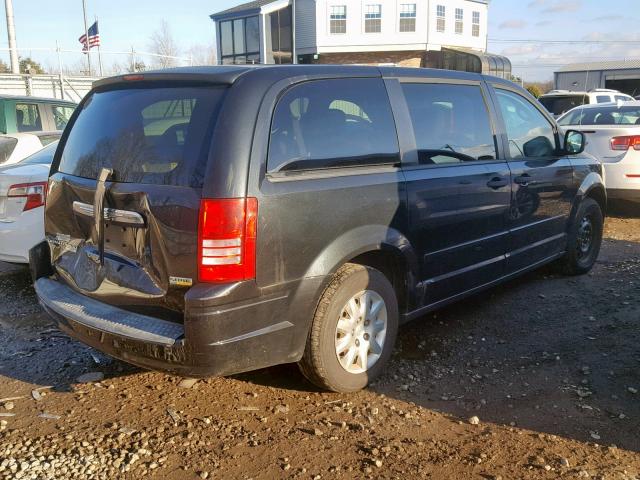 2A8HR44H98R744500 - 2008 CHRYSLER TOWN & COU BLACK photo 4