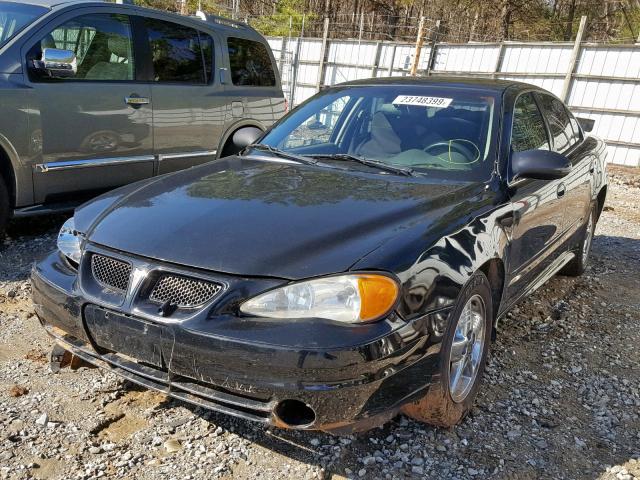 1G2NE52F63C297045 - 2003 PONTIAC GRAND AM S BLACK photo 2