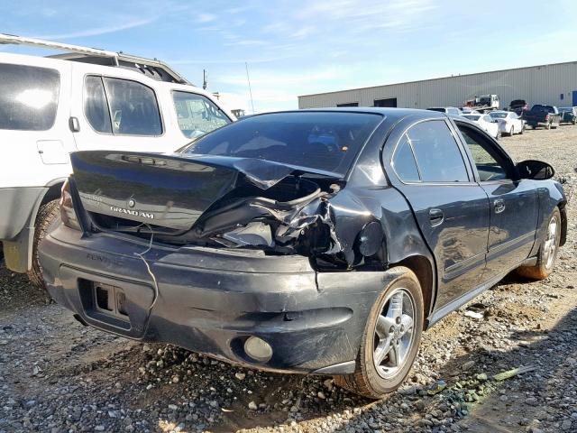 1G2NE52F63C297045 - 2003 PONTIAC GRAND AM S BLACK photo 4