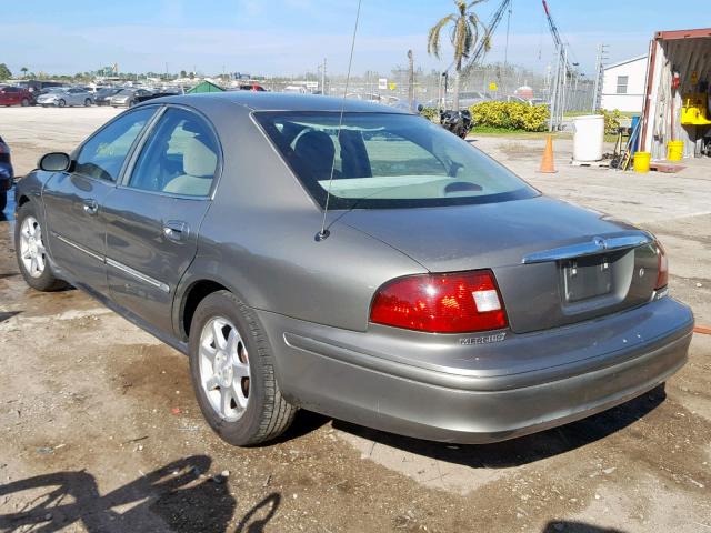 1MEFM53U21A626668 - 2001 MERCURY SABLE LS GRAY photo 3