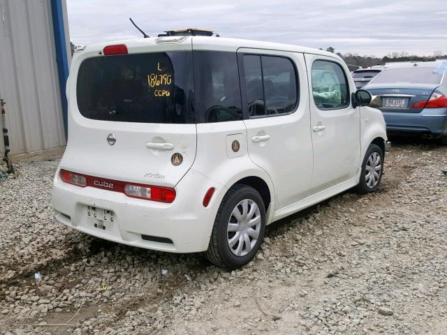 JN8AZ28RX9T129405 - 2009 NISSAN CUBE BASE WHITE photo 4