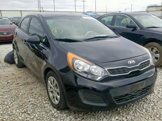 KNADN5A32D6134422 - 2013 KIA RIO EX BLACK photo 1