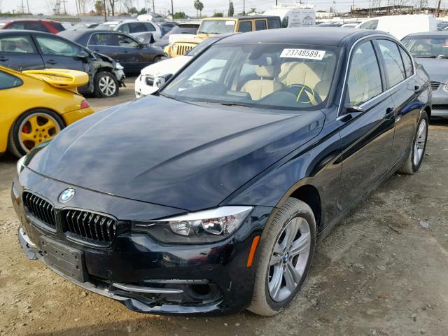 WBA8B9G39HNU55460 - 2017 BMW 330 I BLACK photo 2