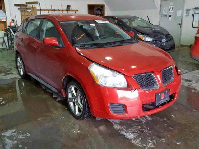 5Y2SP67009Z462838 - 2009 PONTIAC VIBE RED photo 1