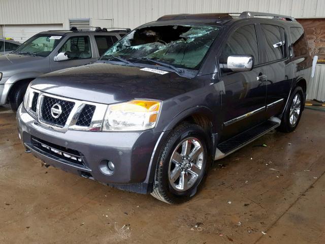 5N1BA0NF8BN622141 - 2011 NISSAN ARMADA PLA GRAY photo 2