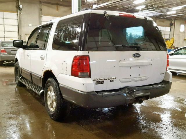 1FMPU16L84LB73551 - 2004 FORD EXPEDITION WHITE photo 3