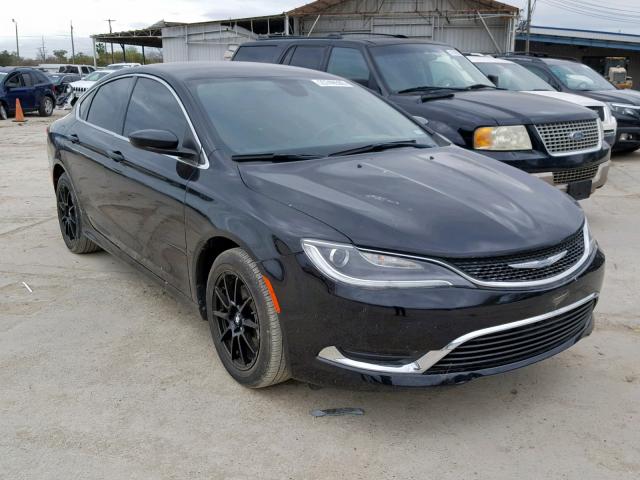 1C3CCCAB3FN754404 - 2015 CHRYSLER 200 LIMITE BLACK photo 1