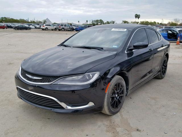 1C3CCCAB3FN754404 - 2015 CHRYSLER 200 LIMITE BLACK photo 2