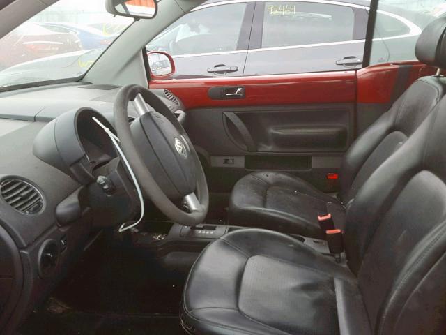 3VWRF21Y97M401265 - 2007 VOLKSWAGEN NEW BEETLE Qırmızı foto 5
