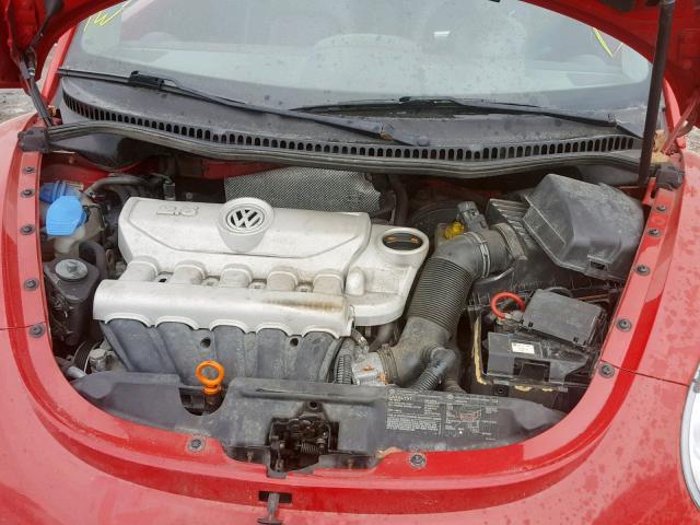 3VWRF21Y97M401265 - 2007 VOLKSWAGEN NEW BEETLE Qırmızı foto 7