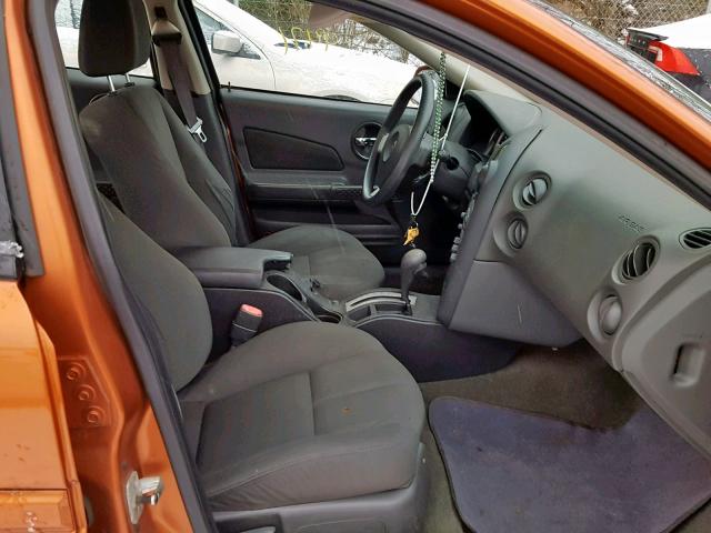 2G2WP522951178801 - 2005 PONTIAC GRAND PRIX ORANGE photo 5