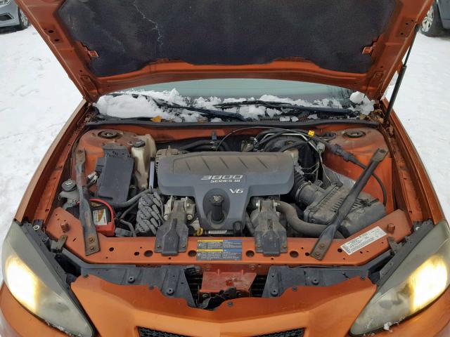 2G2WP522951178801 - 2005 PONTIAC GRAND PRIX ORANGE photo 7
