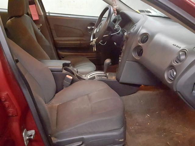 2G2WP522541229273 - 2004 PONTIAC GRAND PRIX MAROON photo 5