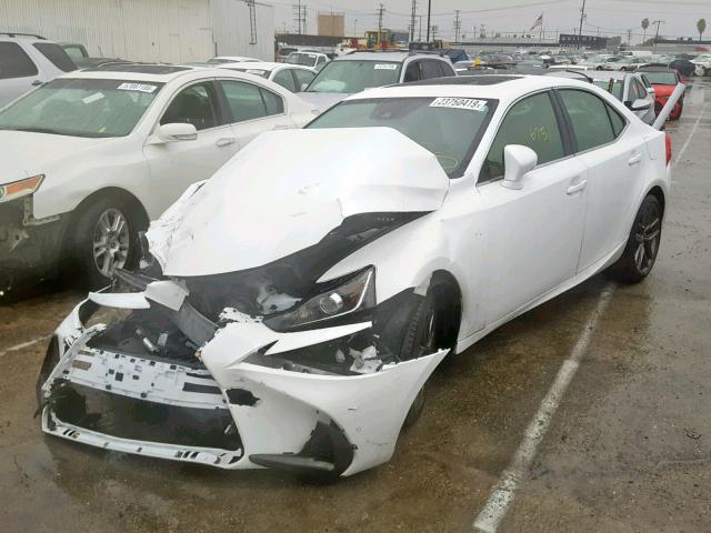 JTHBA1D22J5077740 - 2018 LEXUS IS 200T WHITE photo 2