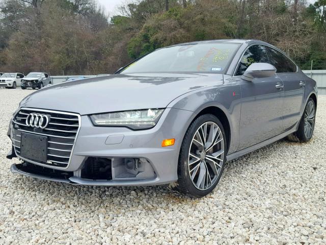 WAU2GAFC9GN185851 - 2016 AUDI A7 PRESTIG GRAY photo 2