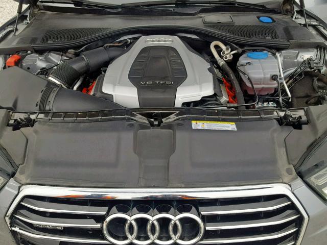 WAU2GAFC9GN185851 - 2016 AUDI A7 PRESTIG GRAY photo 7