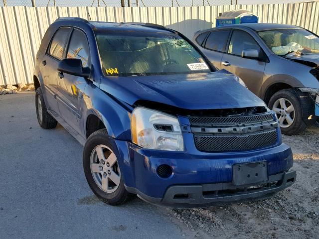 2CNDL23F786298677 - 2008 CHEVROLET EQUINOX LS BLUE photo 1