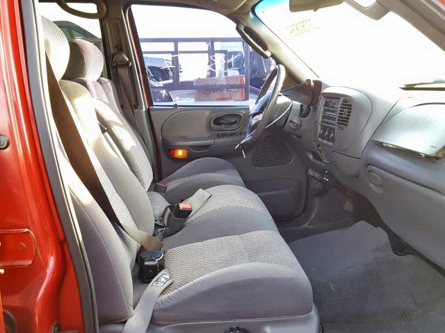 1FTRW07L92KC33579 - 2002 FORD F150 SUPER 红色 照片 5